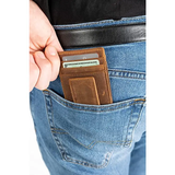 Leather Money Clip Wallet