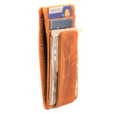 Leather Money Clip Wallet