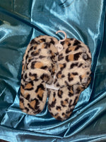Cream Leopard Faux Fur