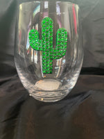 Cactus Wine Glass