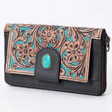 Turquoise Tooled Wallet