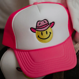 Smiley Cowgirl Trucker Hat