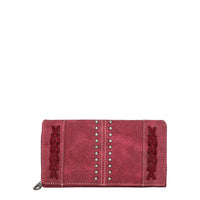 Montana West| Red Whipstitch Wallet