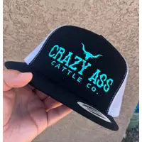 Crazy Ass Cattle Co l Turquoise & Black