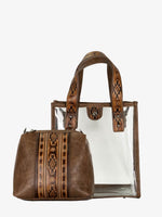 Montana West Aztec Collection | Clear Crossbody