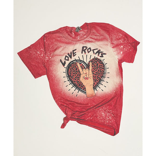 Love Rocks Valentine Tee