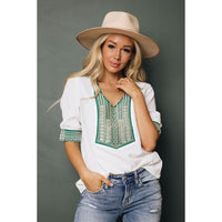 Denise Embroidered Blouse