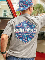BURLEBO Neon Outdoors Logo Tee